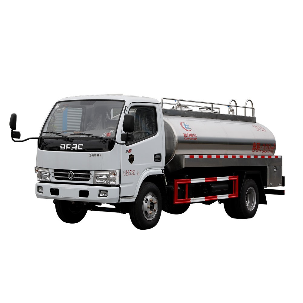 Dongfeng 5000 리터 우유 트럭